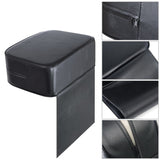 Salon Booster Seat Cushion for Child Hair Cutting, Cushion for Styling Chair, Barber Beauty Salon Spa Equipment Black